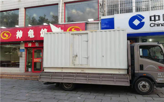 后湖管理区出租发电机施工案例